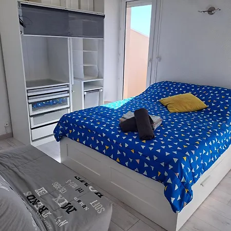 アパート Port Brescou, T3 En Duplex Climatise, Superbe Vue Sur Le Port アグド
