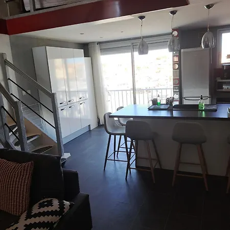アパート Port Brescou, T3 En Duplex Climatise, Superbe Vue Sur Le Port