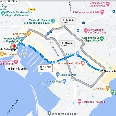 Port Brescou, T3 En Duplex Climatise, Superbe Vue Sur Le Port דירה אגדה