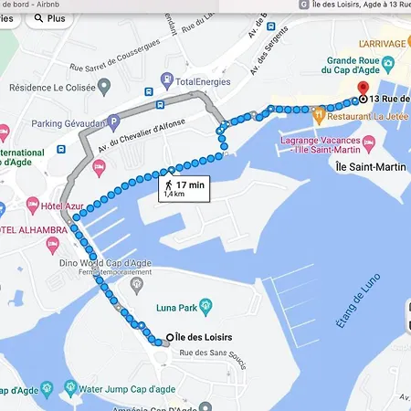 דירה Port Brescou, T3 En Duplex Climatise, Superbe Vue Sur Le Port