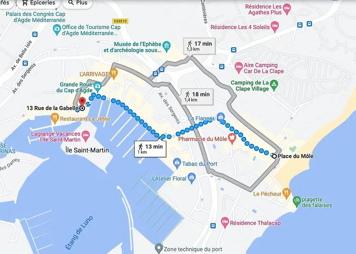 Port Brescou, T3 En Duplex Climatisé, Superbe Vue Sur Le Port Appartement Agde