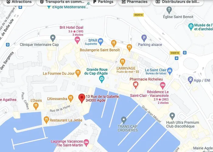 Port Brescou, T3 En Duplex Climatise, Superbe Vue Sur Le Port Apartament *