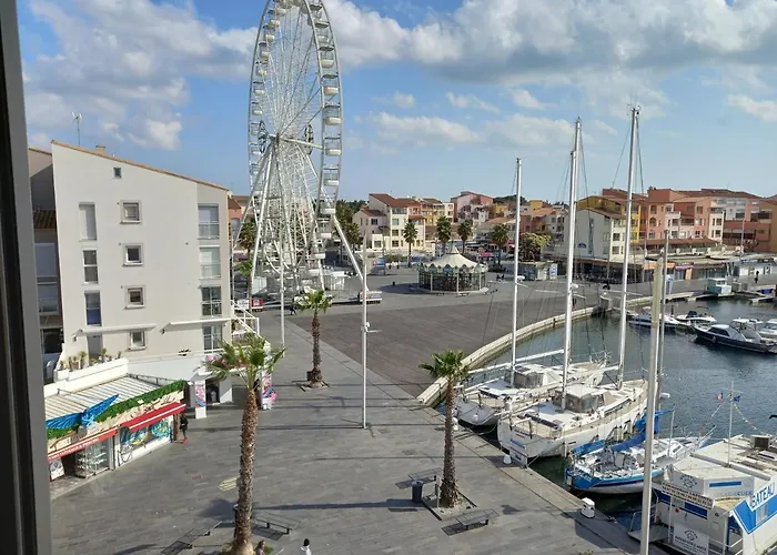 Port Brescou, T3 En Duplex Climatisé, Superbe Vue Sur Le Port Agde