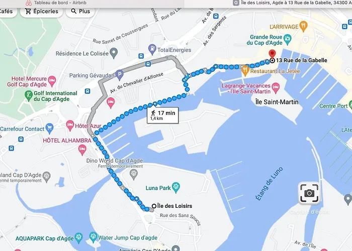 Appartement Port Brescou, T3 En Duplex Climatisé, Superbe Vue Sur Le Port