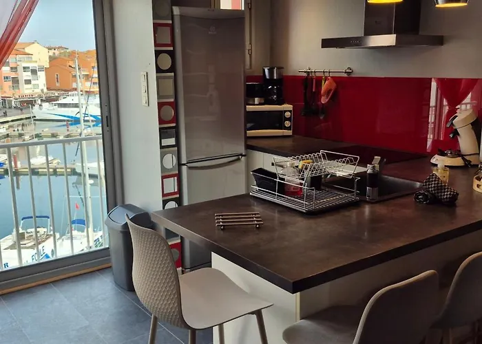 Port Brescou, T3 En Duplex Climatisé, Superbe Vue Sur Le Port *